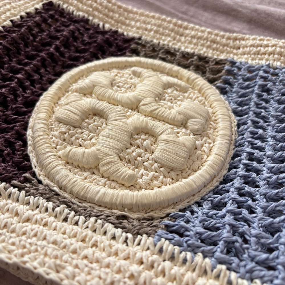 Ella Crochet Pouch Wristlet Tory Burch